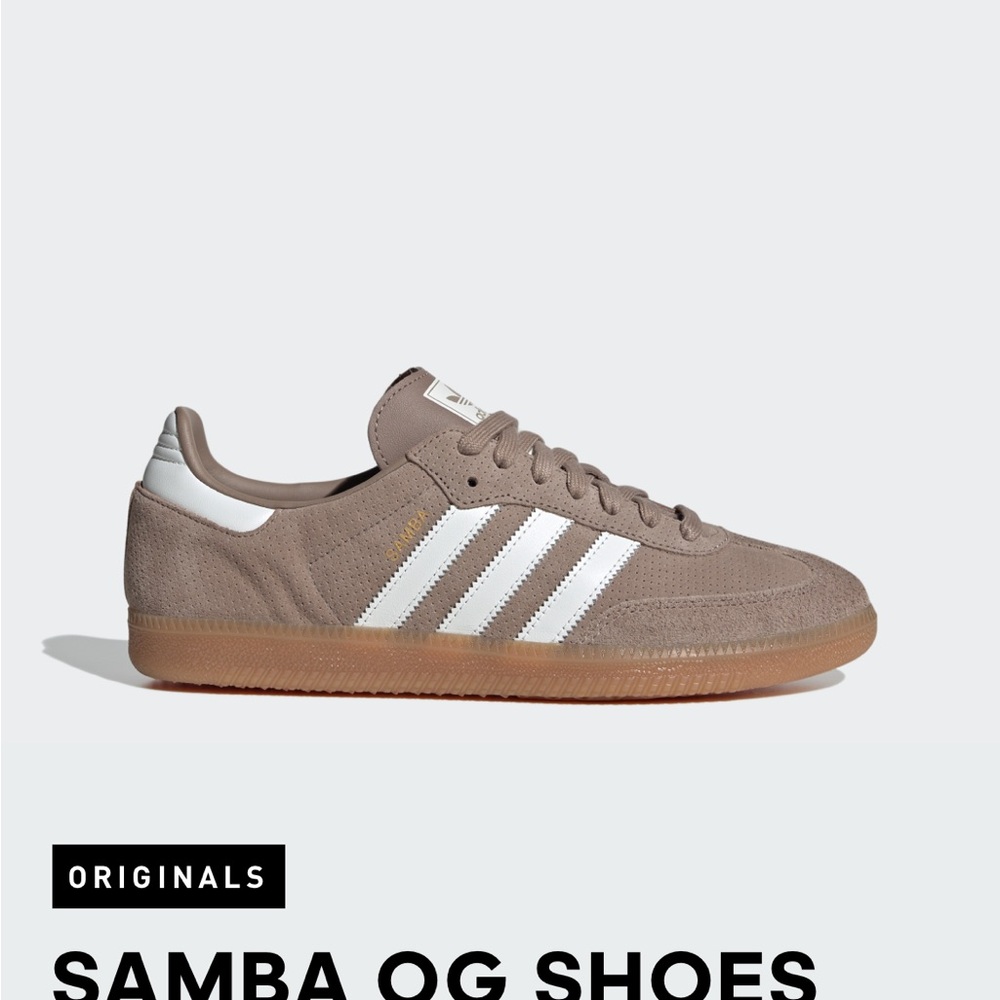 Adidas Men's Brown Suede Sneakers